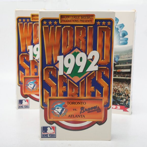 Vintage Toronto Blue Jays 1992 1993 World Series VHS Tapes Baseball MLB x3 - Picture 5 of 9